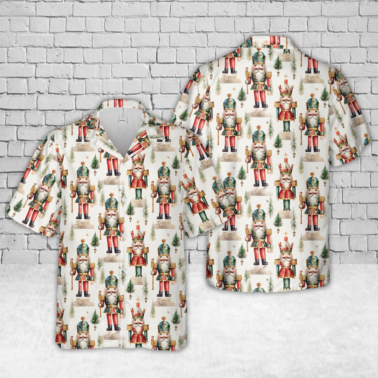 Christmas Nutcracker Seamless Hawaiian Shirt