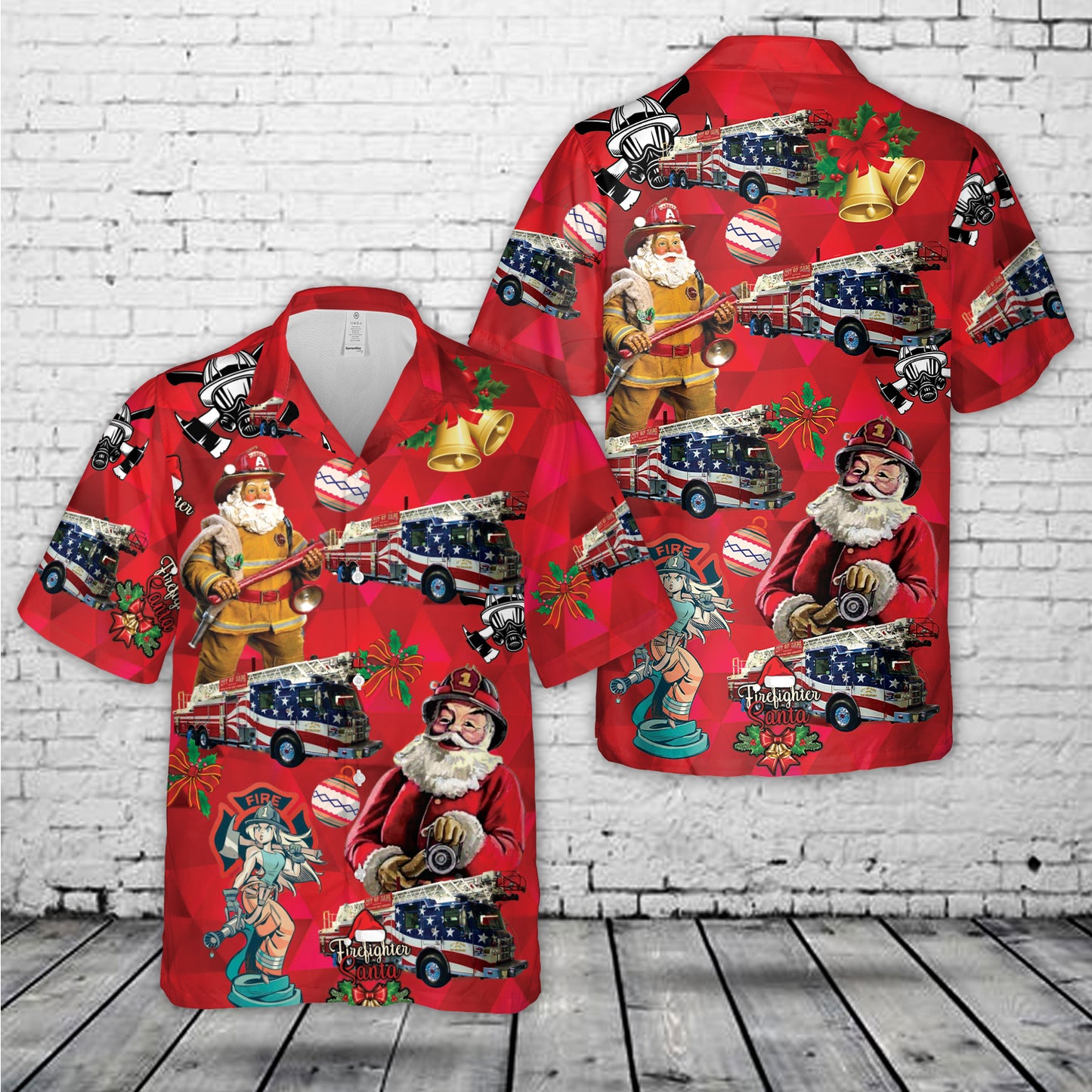 City Of Napa Fire Department, California Christmas Hawaiian Shirt