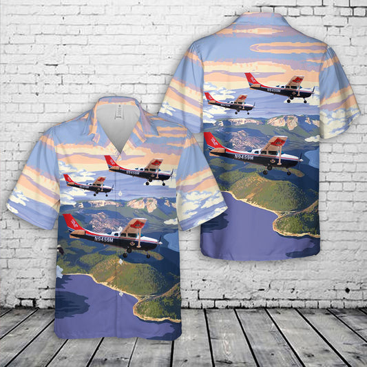 Civil Air Patrol Cessna 206 Hawaiian Shirt