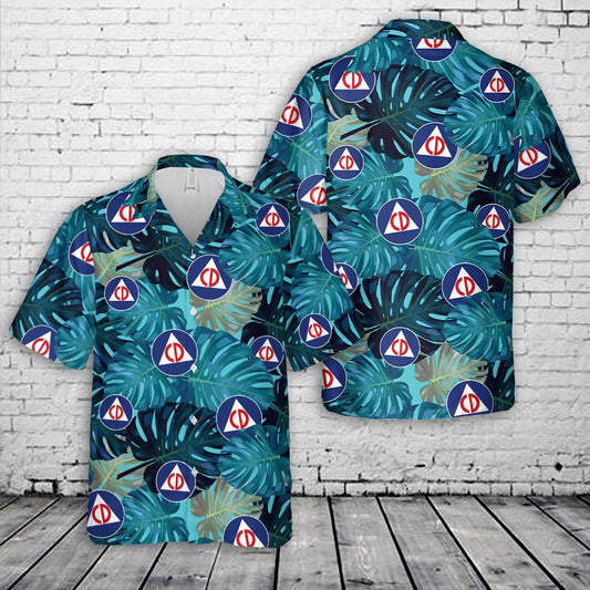 Civil defense in the United States Hawaiian Shirt
