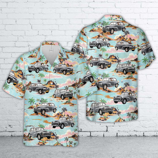Clarendon Grey Morris Minor Hawaiian Shirt