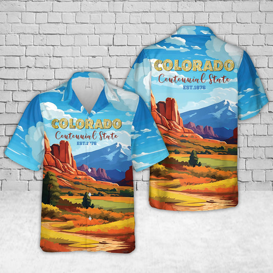 Colorado "Centennial State" Hawaiian Shirt
