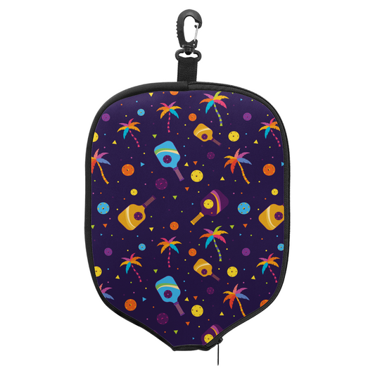 Colorful Pickleball Paddle Cover (Made in US)