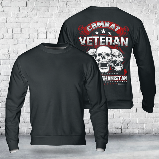 Combat Veteran Iraq AOP Sweatshirt (Lightweight)
