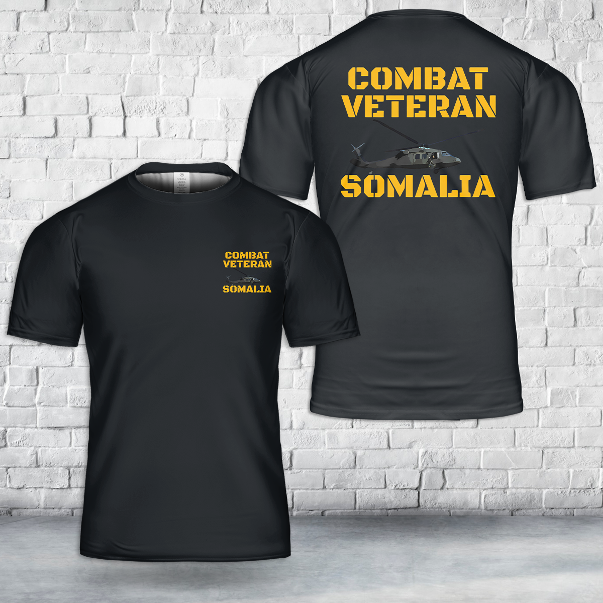 Combat Veteran Mogadishu Somalia Operation Restore Hope T-Shirt 3D