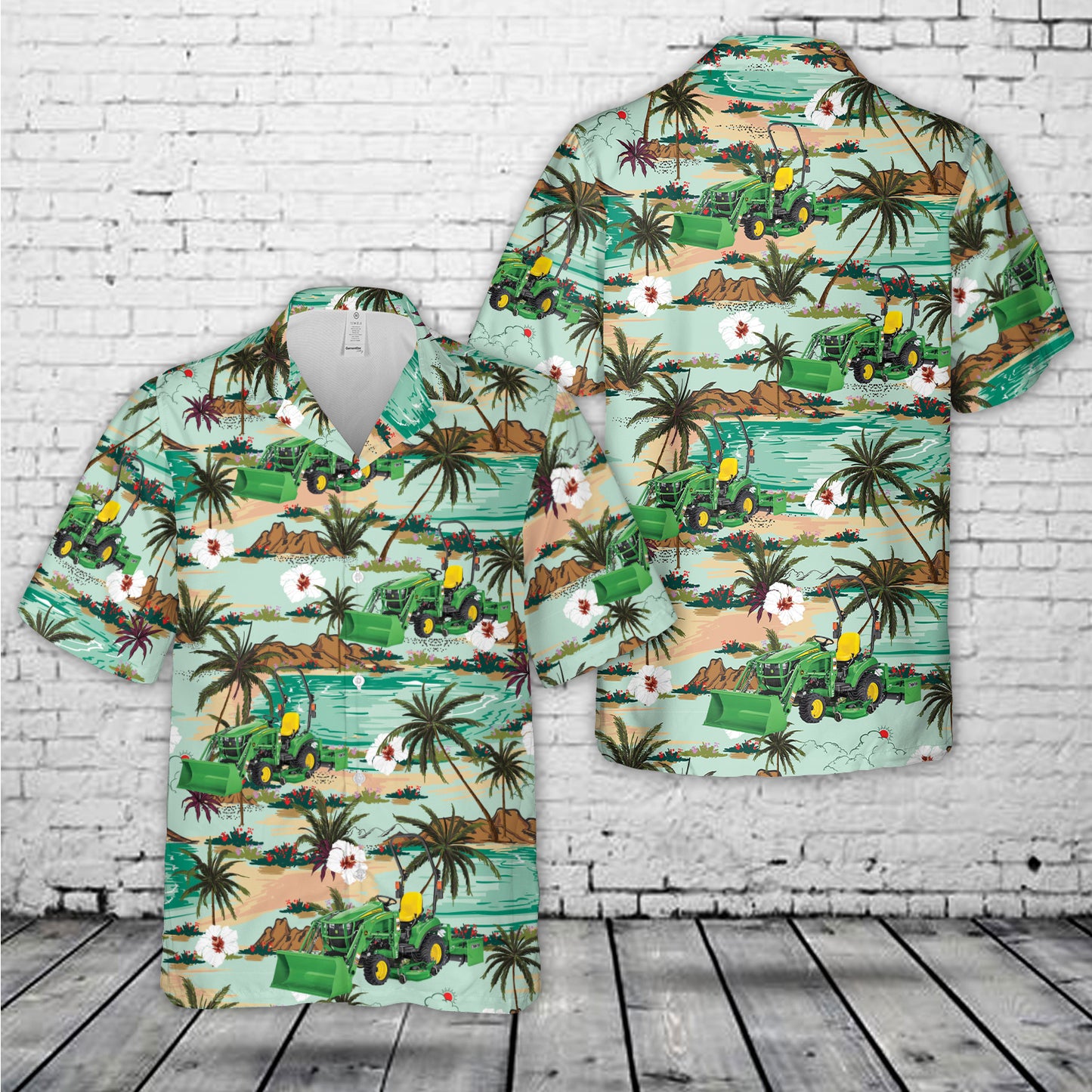 Compact Tractors Hawaiian Shirt