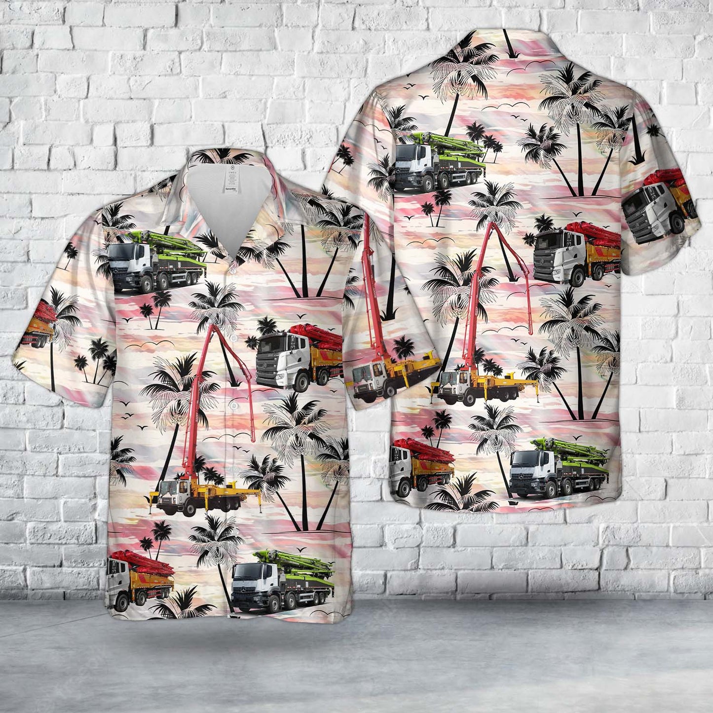 Concrete Pumps Hawaiian Shirt