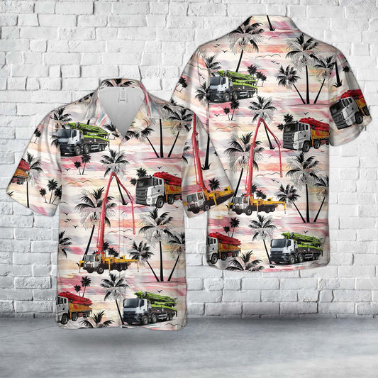 Concrete Pumps Hawaiian Shirt