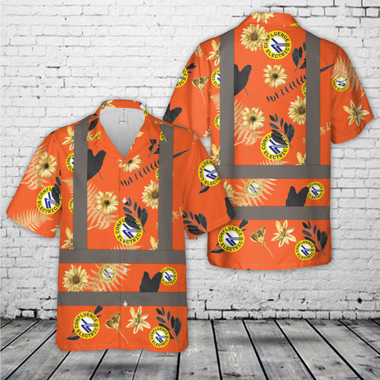 Confluence Electric Tropical Hawaiian Shirt