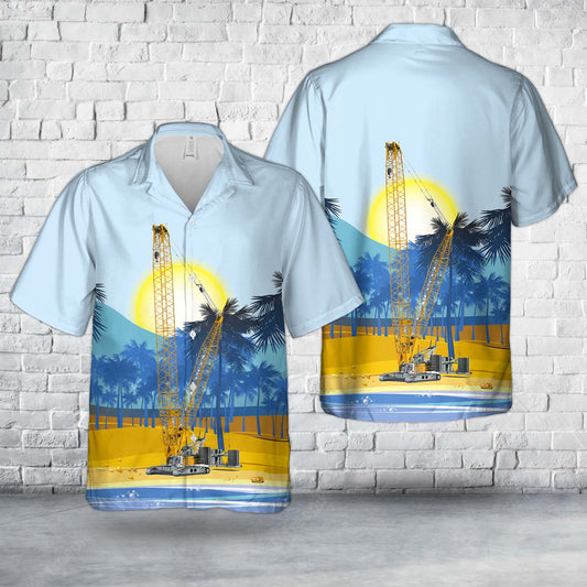 Construction Liebherr Crawler Crane LR 1300.1 SX Hawaiian Shirt