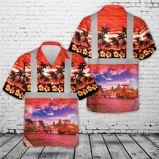 Construction Site Hawaiian Shirt