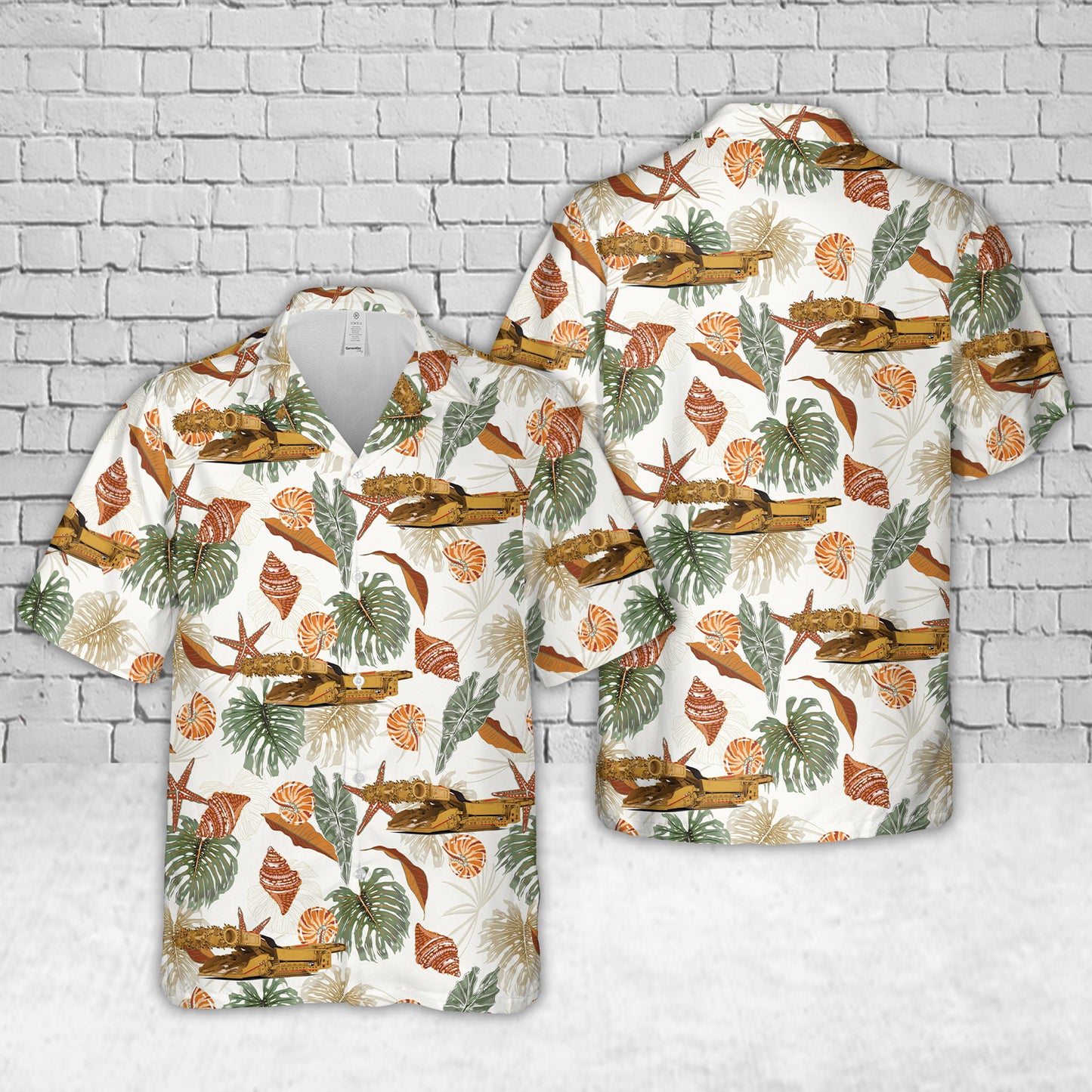 Continuous miners Caterpillar CM445 Hawaiian Shirt