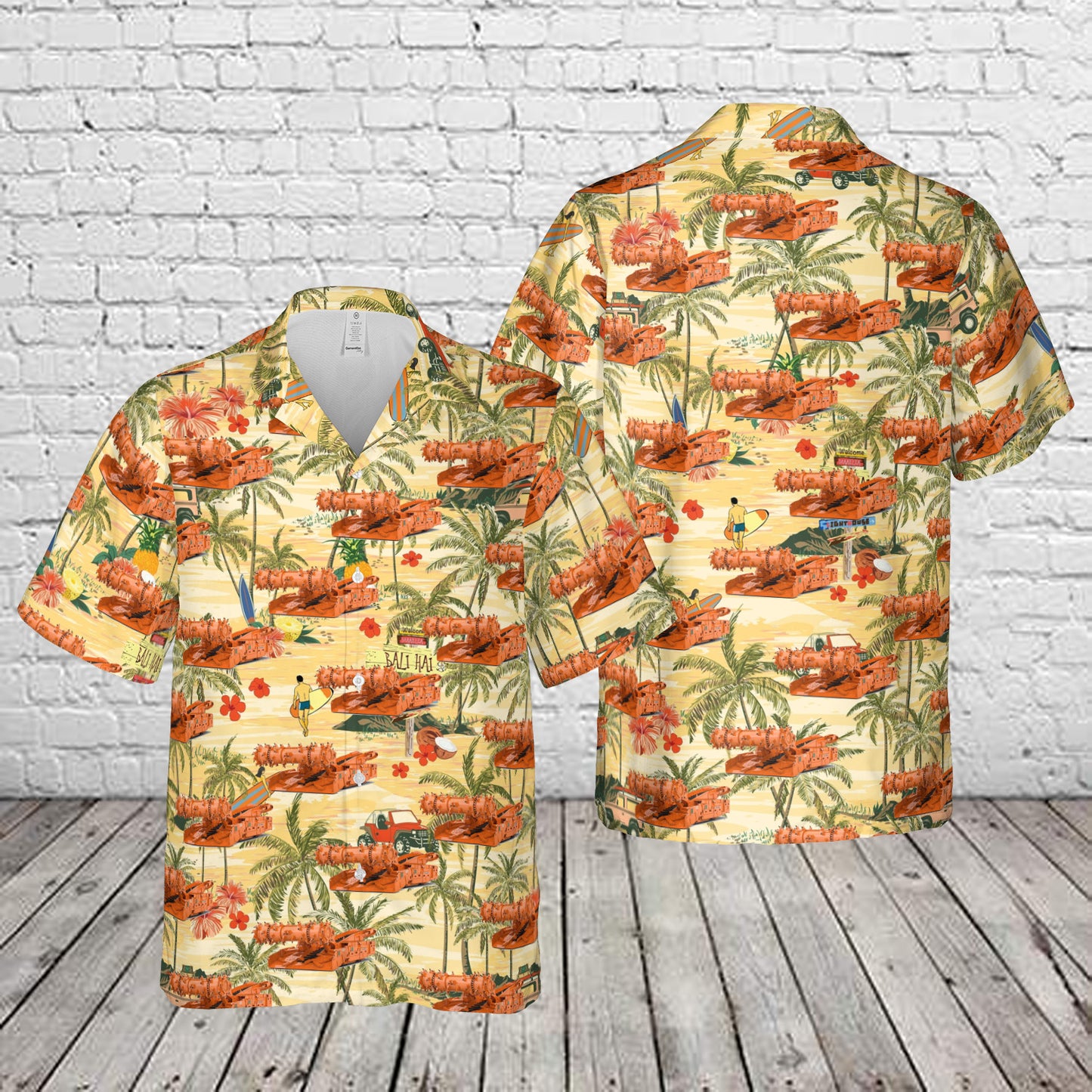 Continuous miners Komatsu Joy 14CM27 Hawaiian Shirt