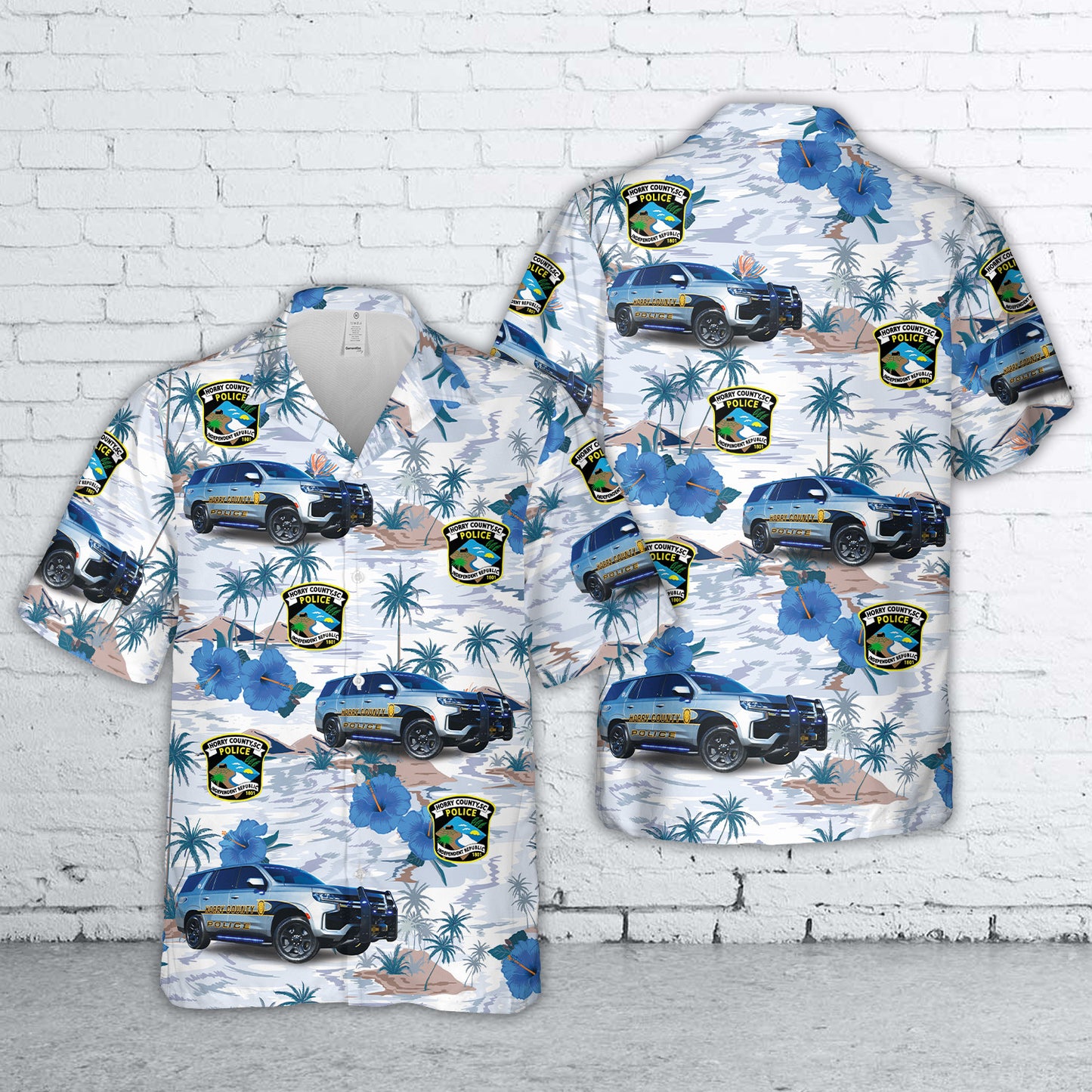 Conway, South Carolina, Horry County Police Department Hawaiian Shirt
