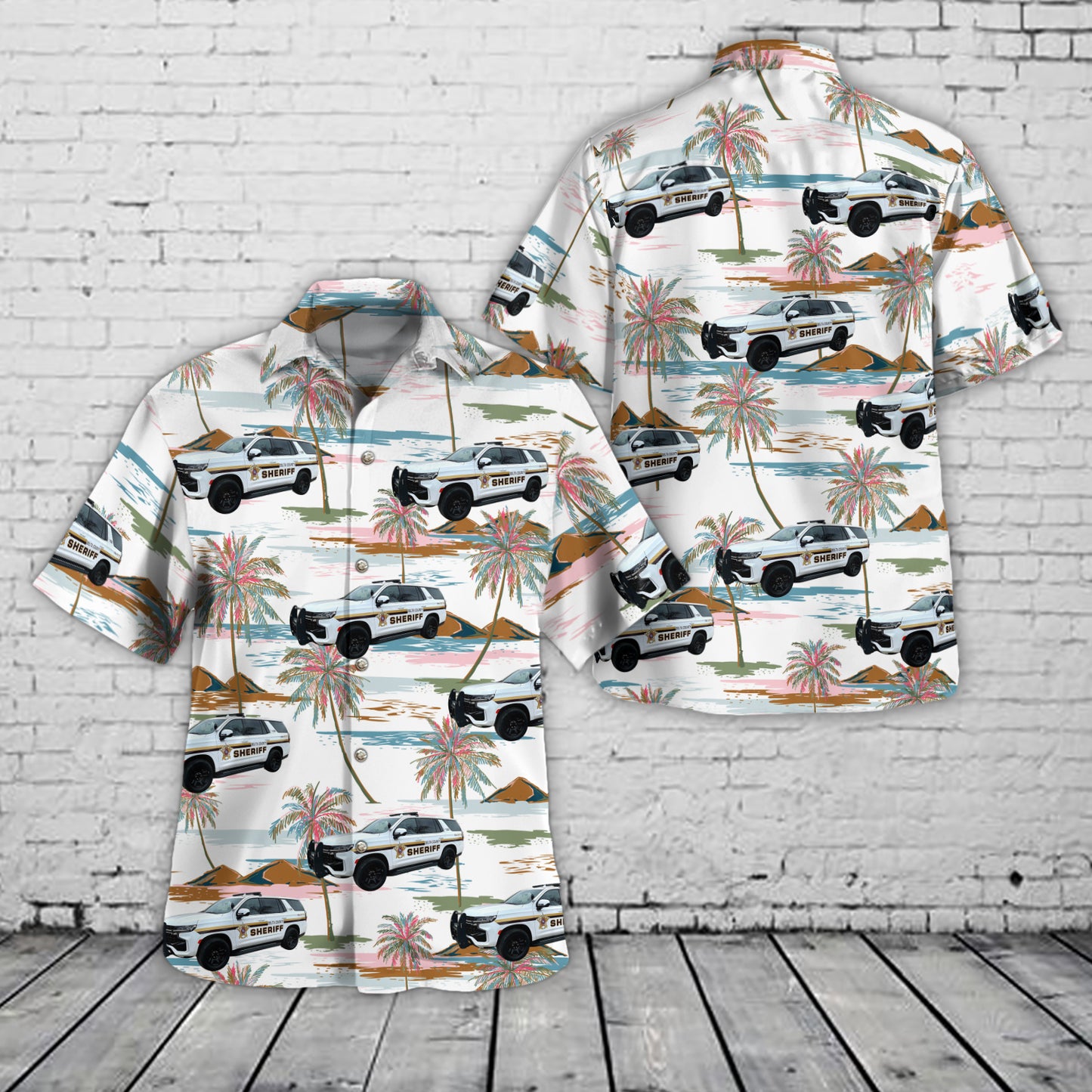 Cooper, Texas, Delta County Sheriffs Office Hawaiian Shirt