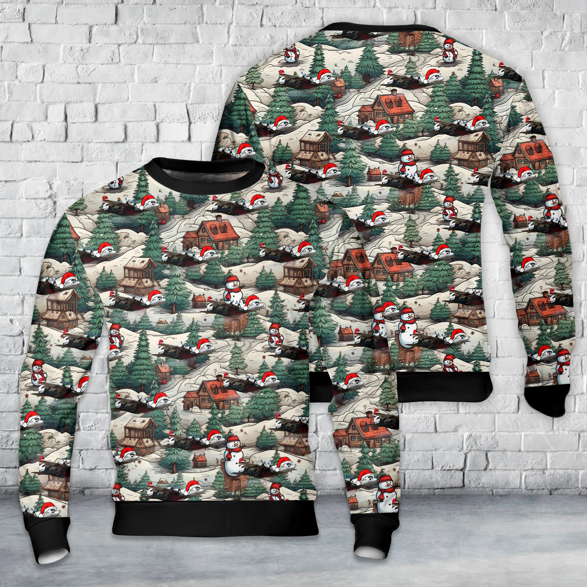 Coulson Aviation C-130 HERCULES Christmas AOP Sweater