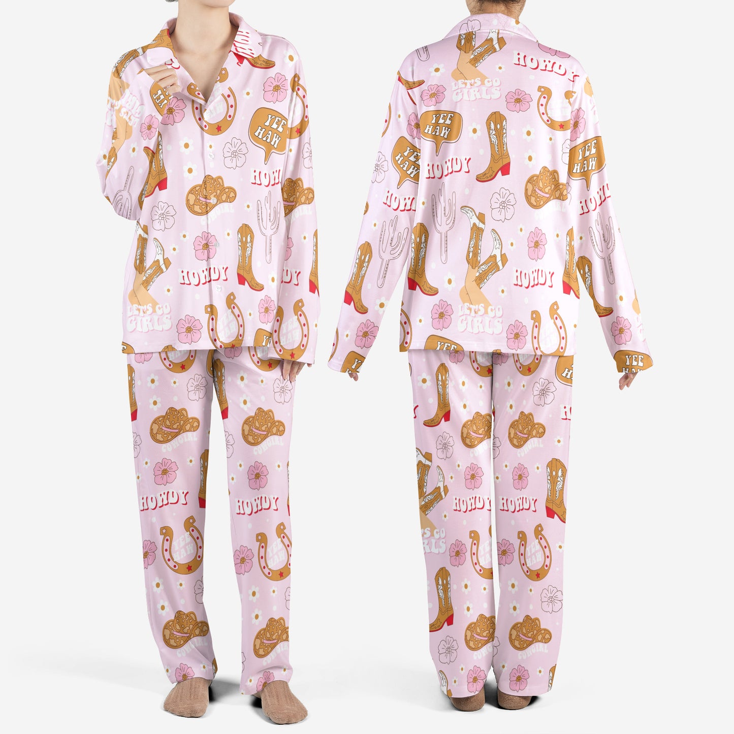 Cowgirl AOP Pajamas Set