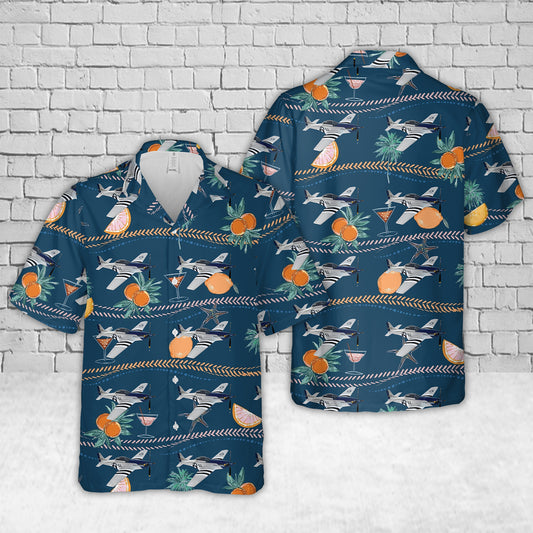 Crazy Horse P-51 Mustang In WWII Hawaiian Shirt