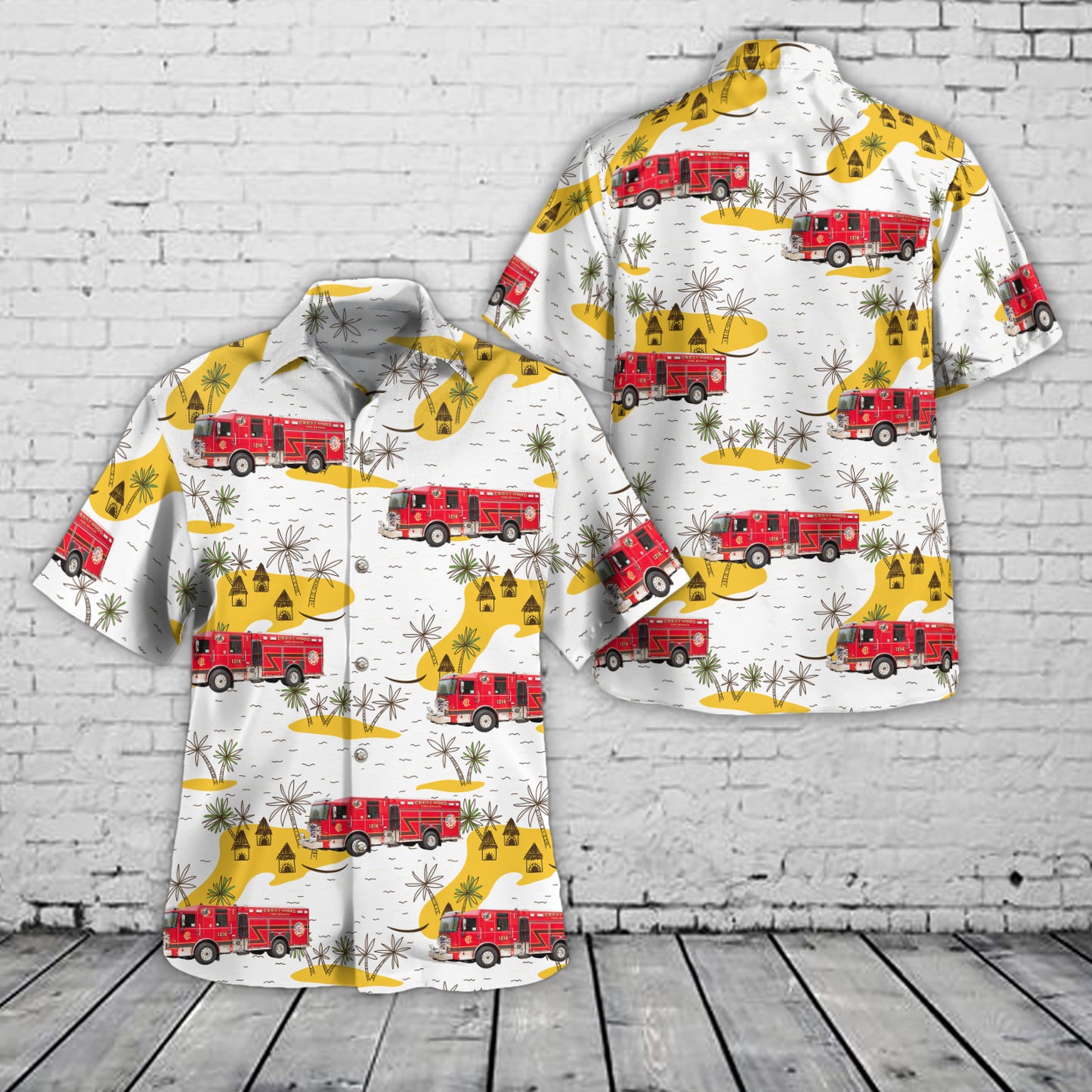Crestwood, Missouri, Crestwood Fire Department Hawaiian Shirt