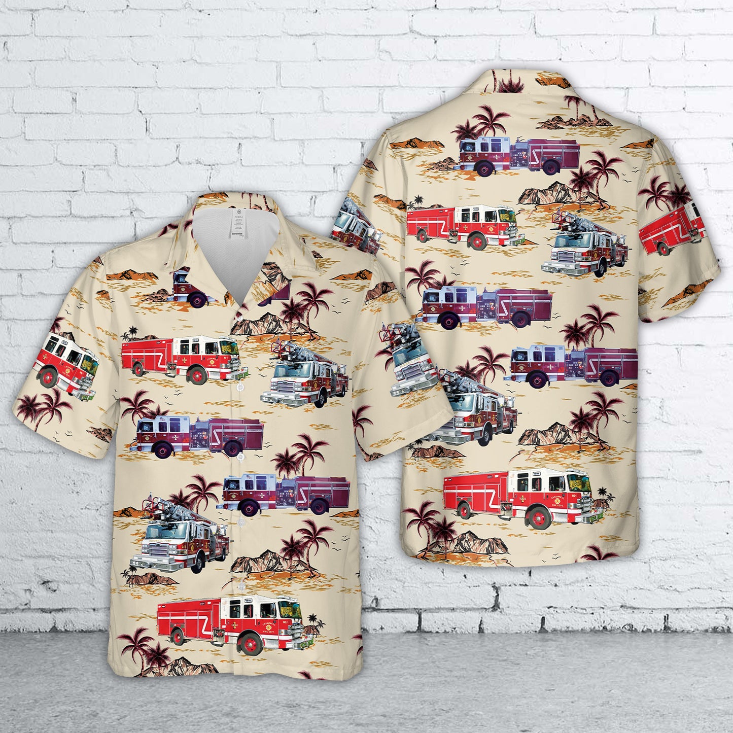 Cromwell, Connecticut, Cromwell Fire Department Hawaiian Shirt
