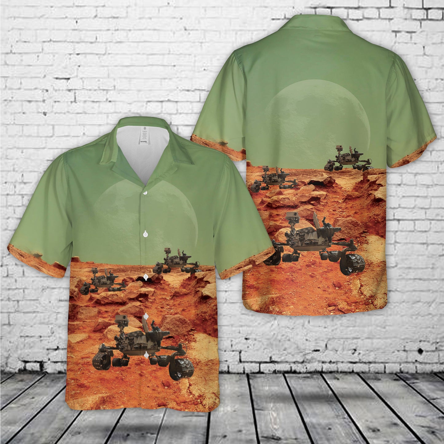 Curiosity Mars Rover Hawaiian Shirt