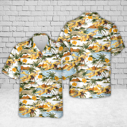 Curtiss JN-4 Jenny U.S. Air Mail Service Hawaiian Shirt