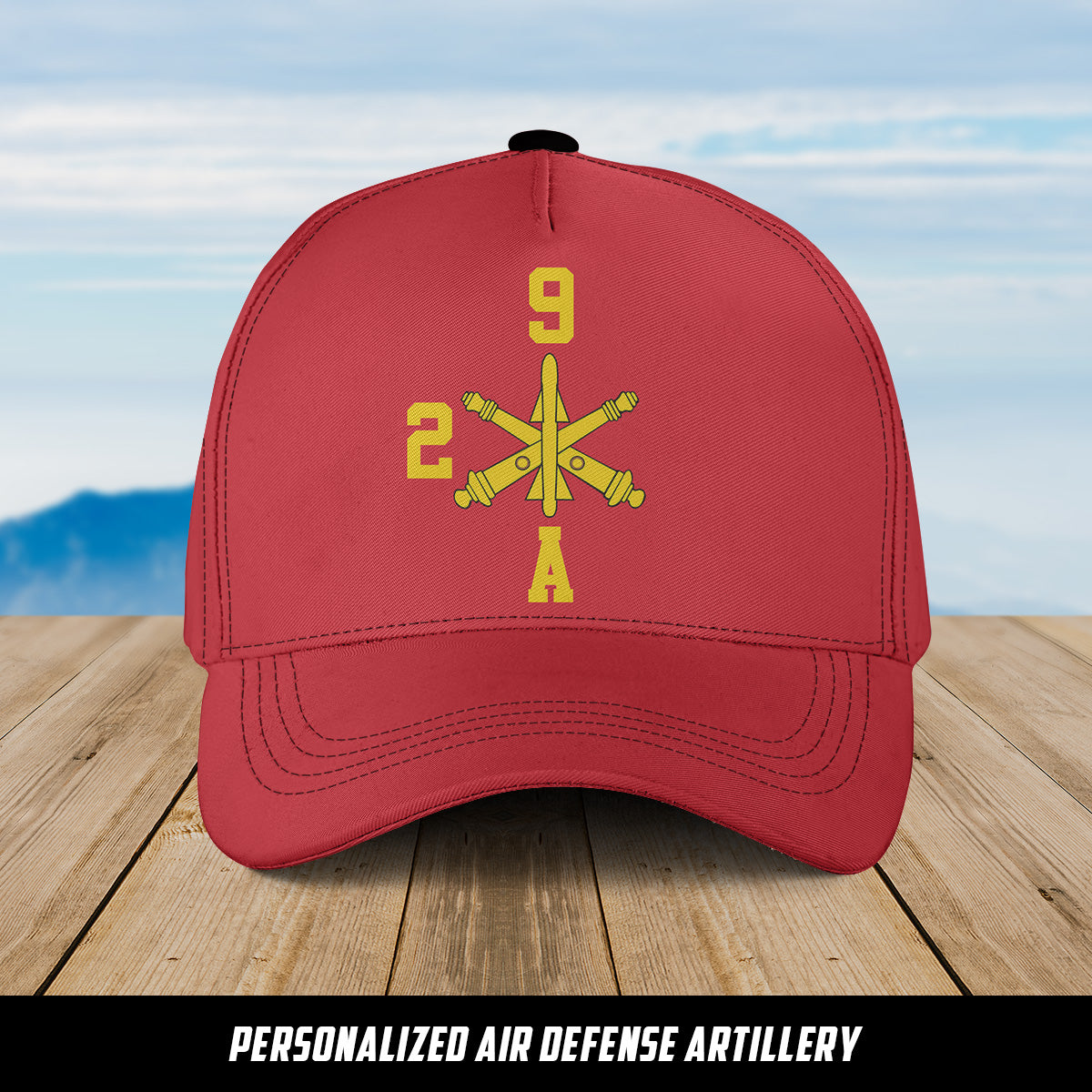 Custom Air Defense Artillery Baseball Cap