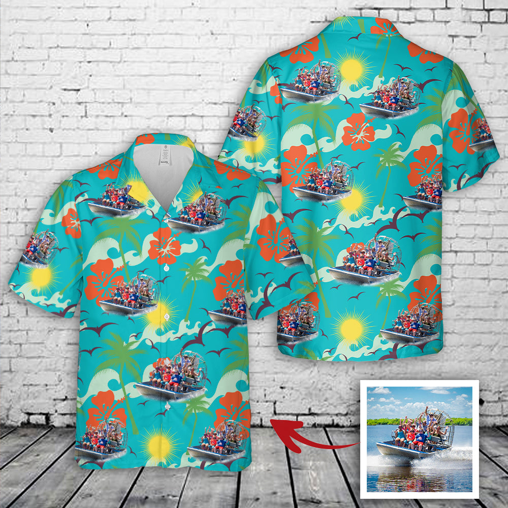 Custom Airboat Hawaiian Shirt