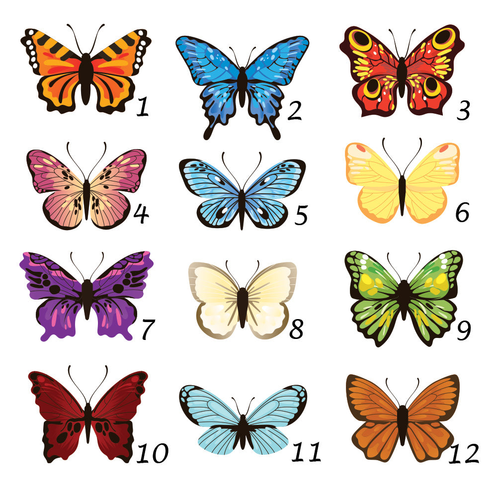 Custom Butterfly and Name Mother's Day Gift for Grandma Photo Frame Light Box