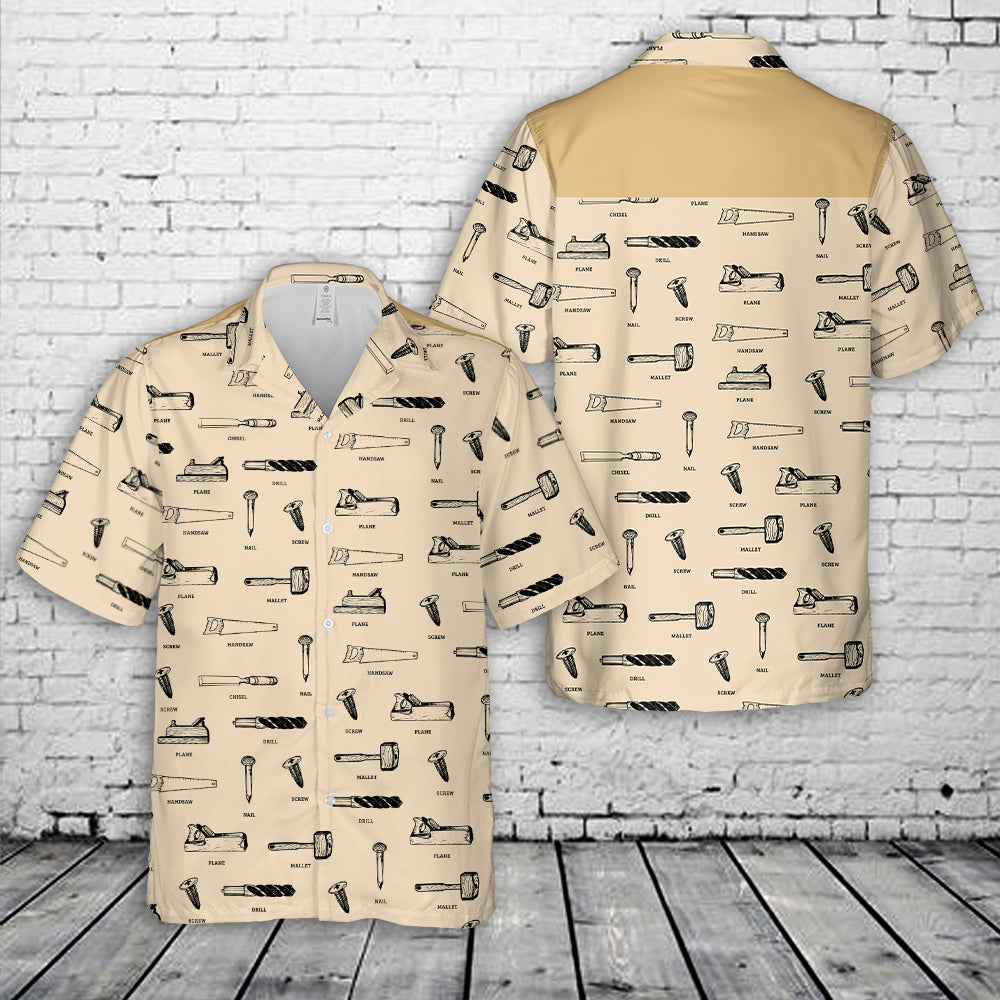 Custom Local Union Carpenter Tools Hawaiian Shirt