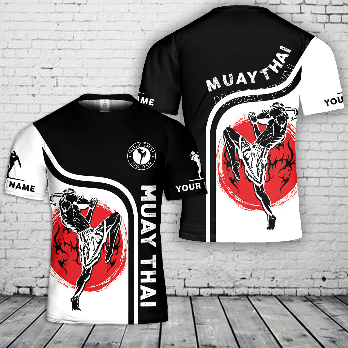 Custom Muay Thai 3D T-Shirt