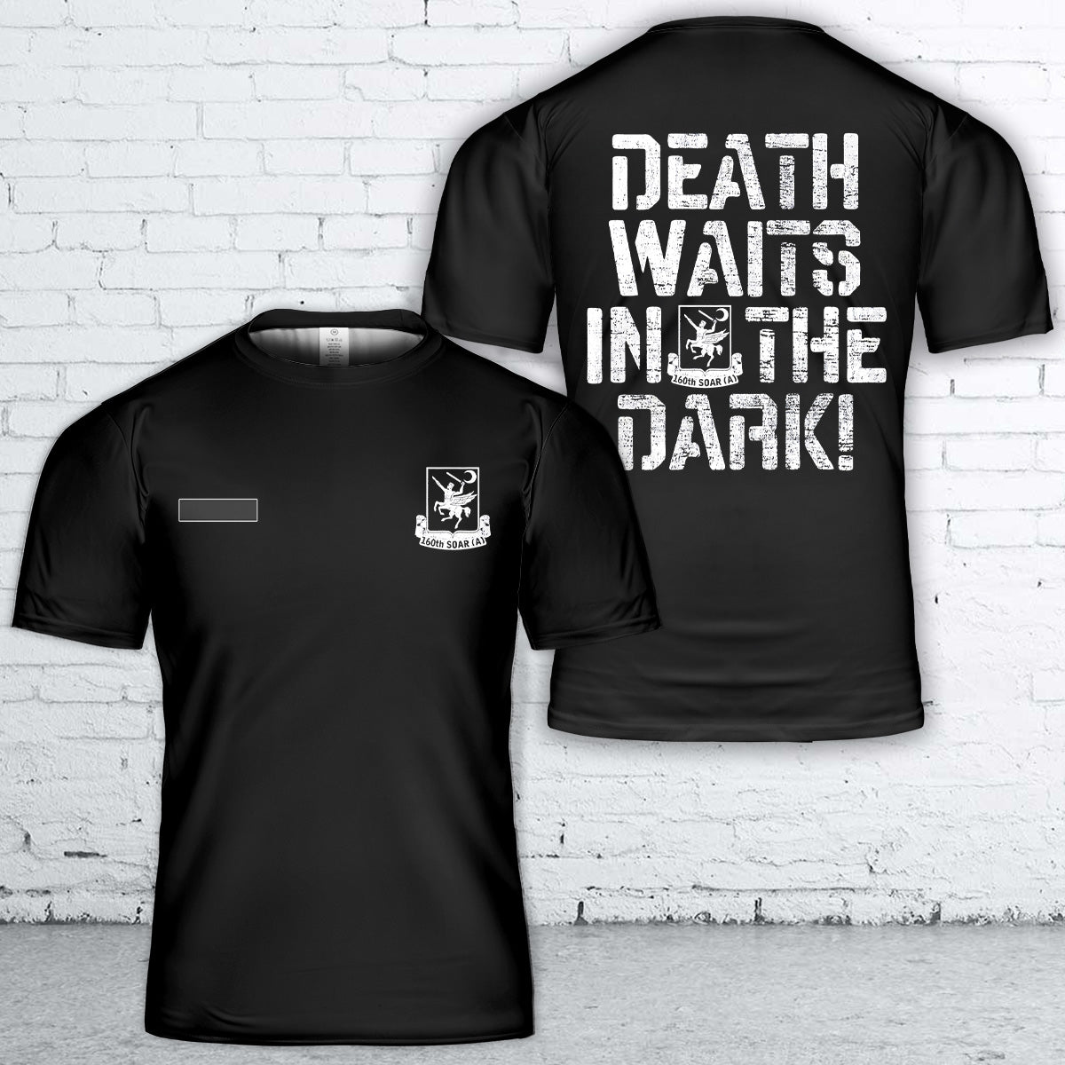 Custom Name 160th SOAR Special Force Airborne US Night Stalkers T-Shirt 3D