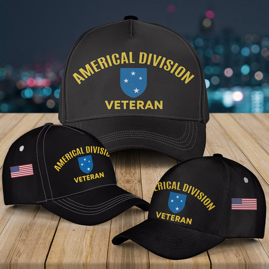 Custom Name 23rd Infantry Division Veteran America Baseball Cap