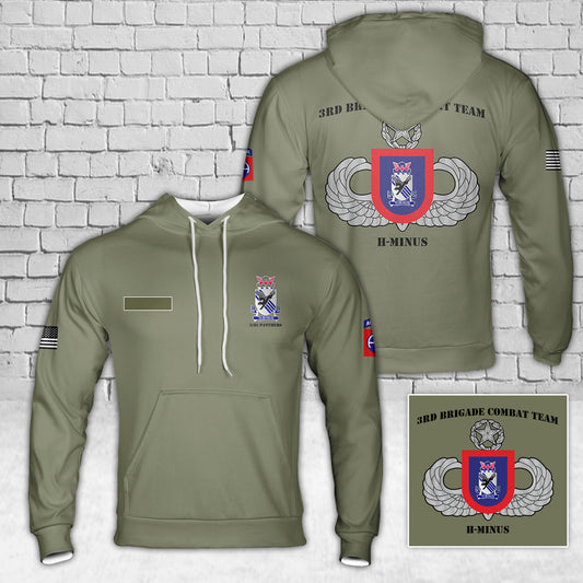 Custom Name 3 BCT 82ABN DIV Hoodie 3D