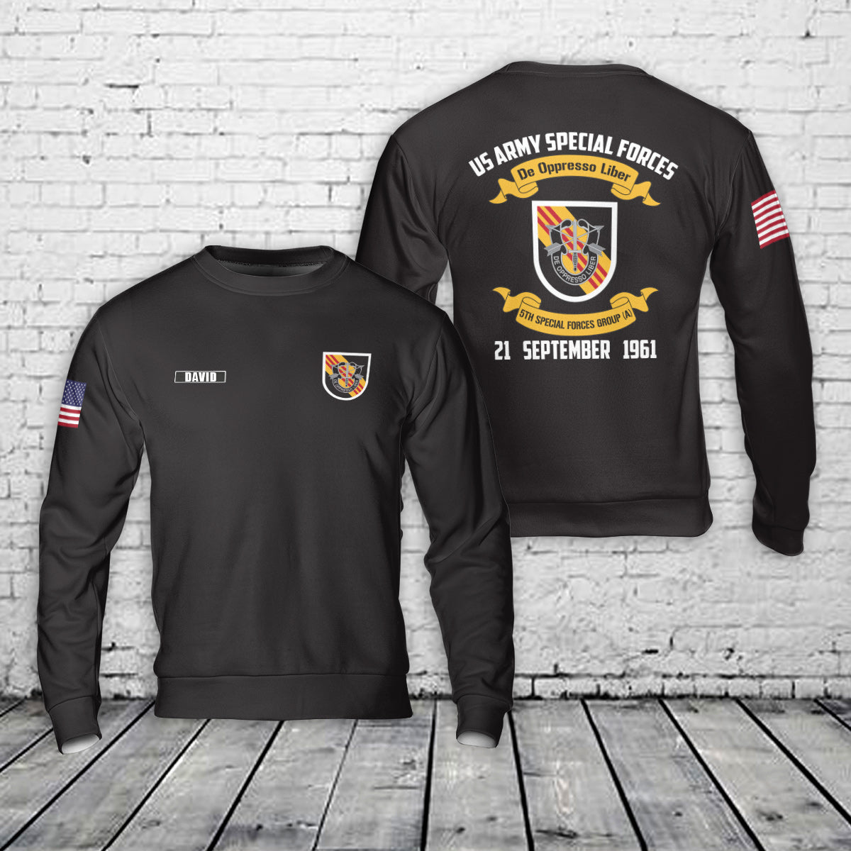 Custom Name 5th Special Forces Group Sweatshirt