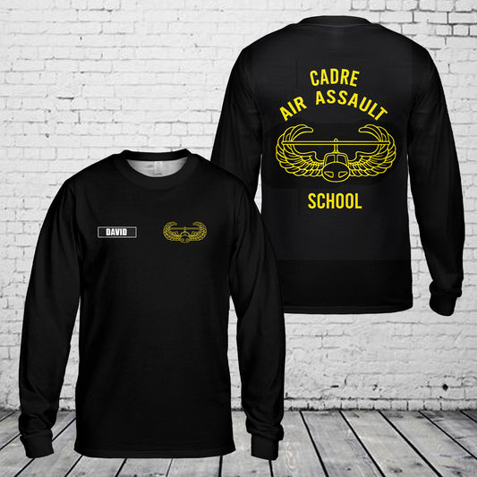 Custom Name Air Assault School Long Sleeve Shirt