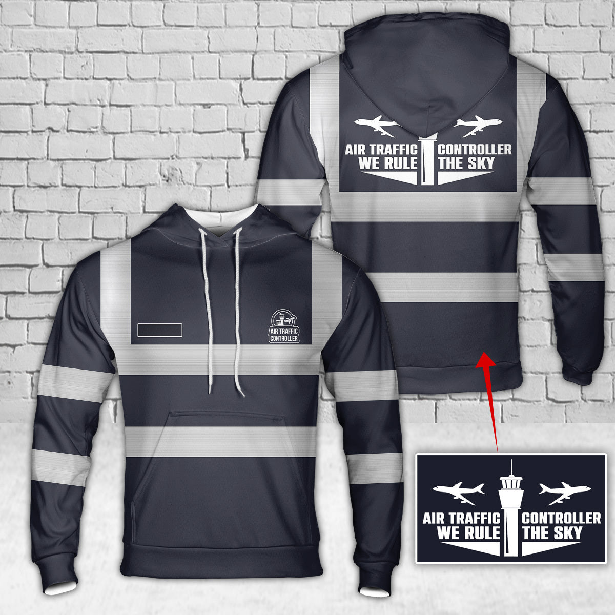 Custom Name Air Traffic Controller Hoodie 3D
