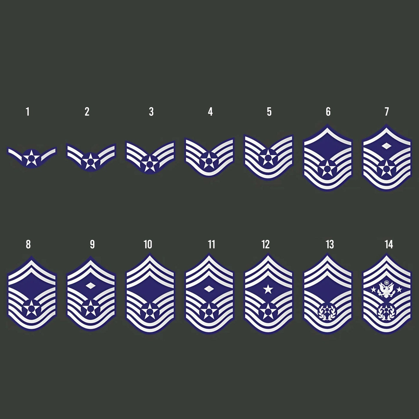 Custom Name And Rank US Air Force Polo Shirt