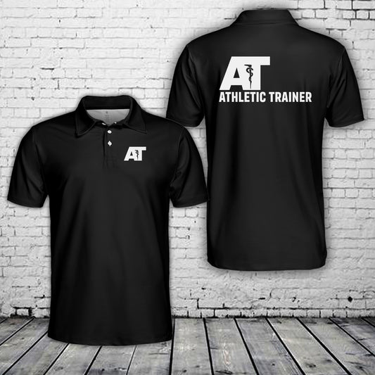 Custom Name Athletic Trainer Polo Shirt