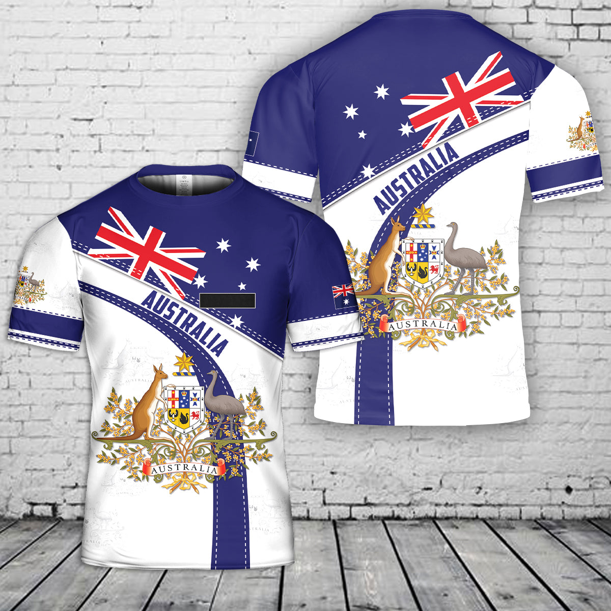Custom Name Australia Day 2 T-Shirt 3D