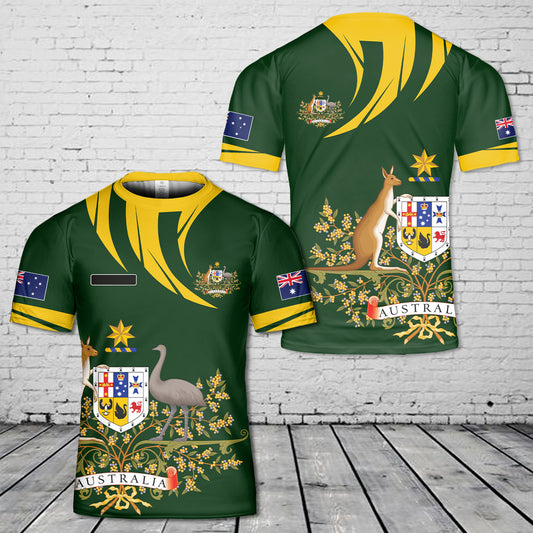Custom Name Australia Day 3 T-Shirt 3D