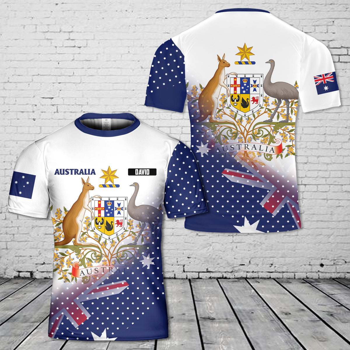 Custom Name Australia Day T-Shirt 3D