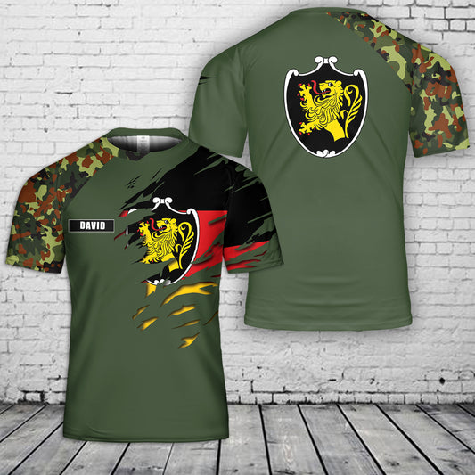 Custom Name Bad Tolz GERMANY Bavaria 3D T-Shirt