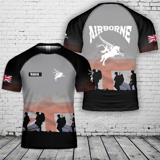Custom Name British Army 16 Air Assault Brigade Combat Team 3D T-Shirt
