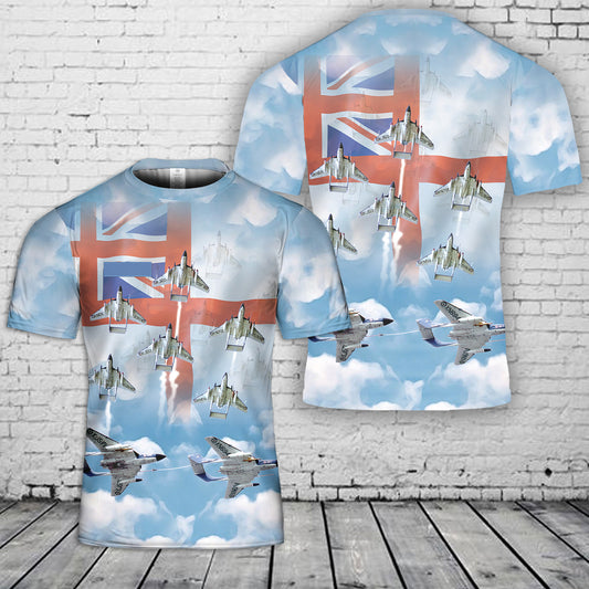 Custom Name British Royal Navy's Fleet Air Arm Simon's Sircus Aerobatics display team T-Shirt 3D