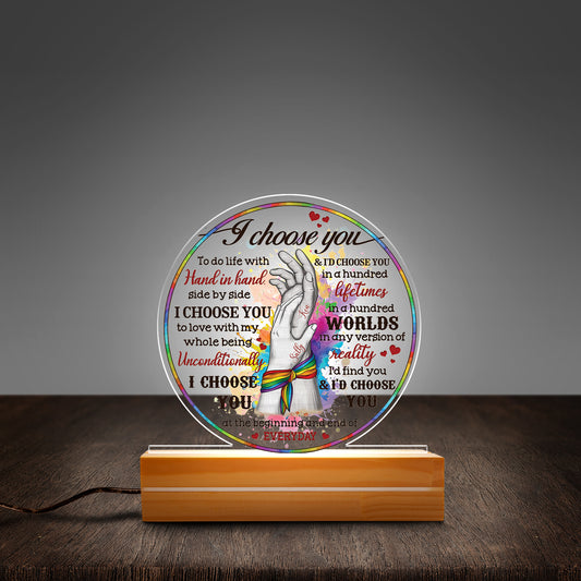 Custom Name Custom Shape Photo Night Light NLSI0404PT03