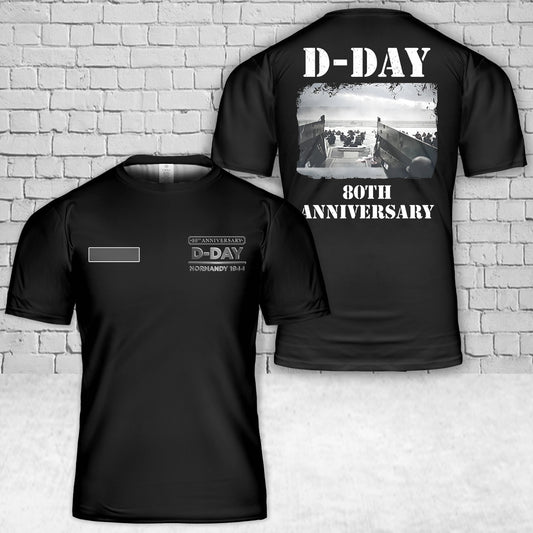 Custom Name D-Day Operation Overlord T-Shirt 3D