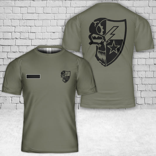 Custom Name Death Skull 75th Ranger Regiment T-Shirt 3D