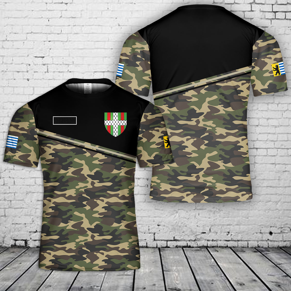 Custom Name Dinard, France 3D T-Shirt