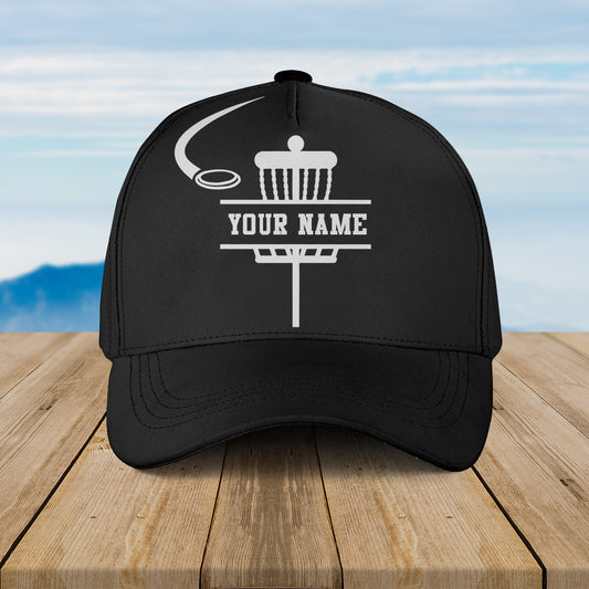 Custom Name Disc Golf Baseball Cap